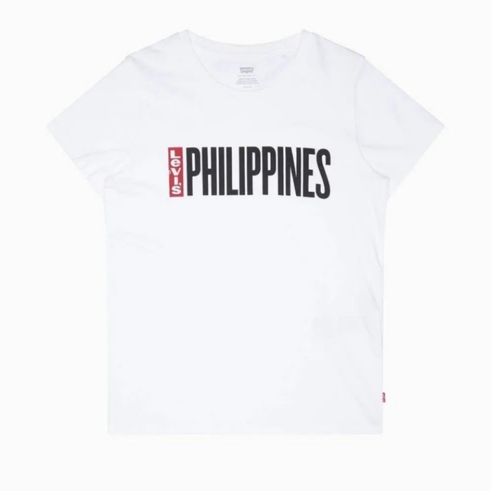 Levi's Philippines Destination White Short Sleeve Graphic T-Shirt